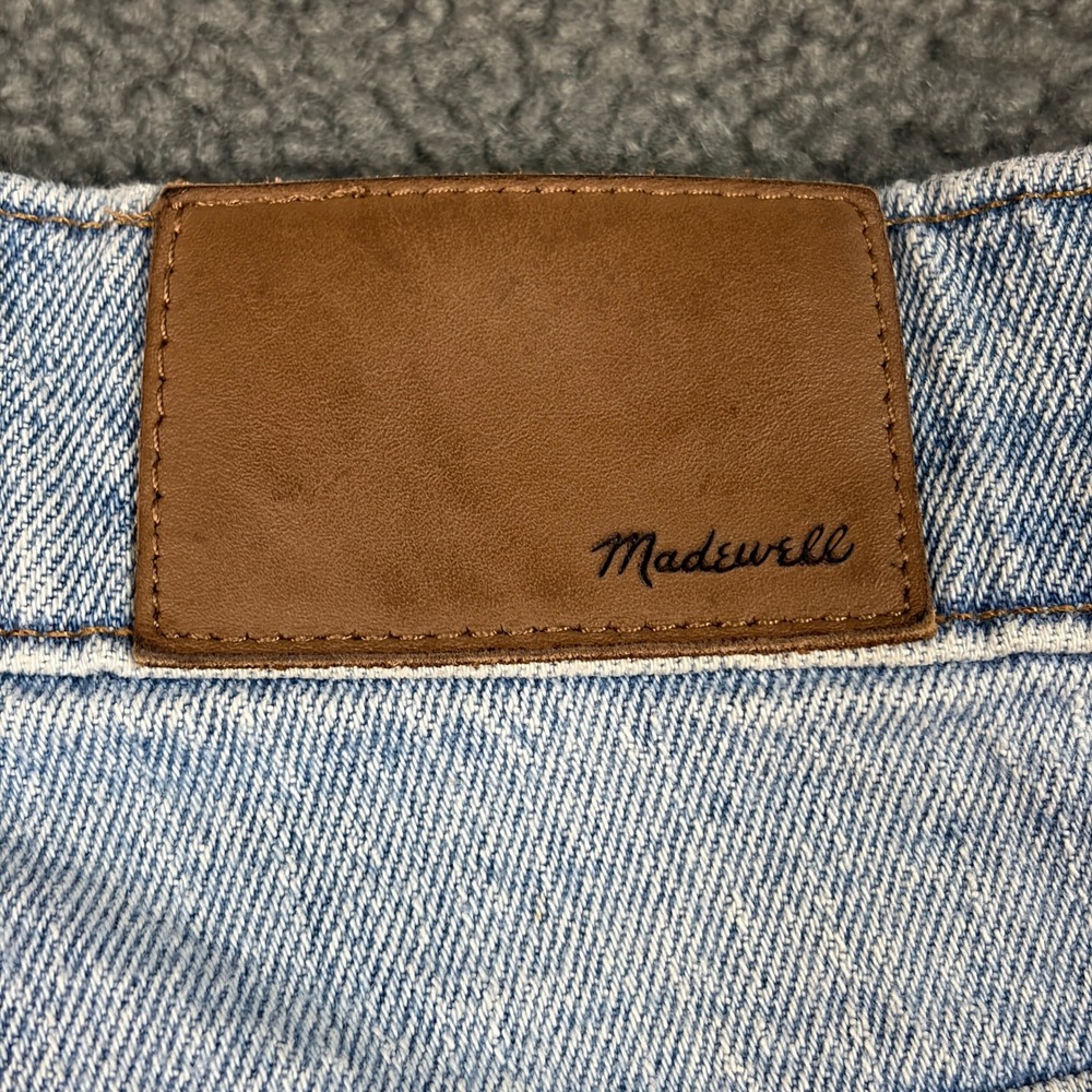 Madewell Jeans Womens 25 Light Blue The Perfect Vintage Crop Distressed 8589 - Picture 7 of 10